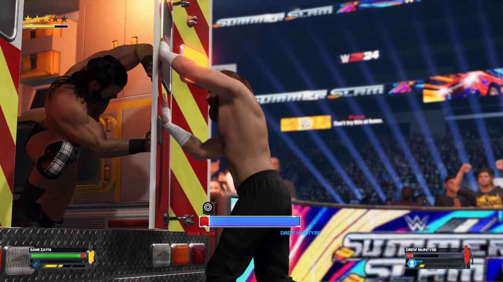 Closing the Ambulance WWE 2K24