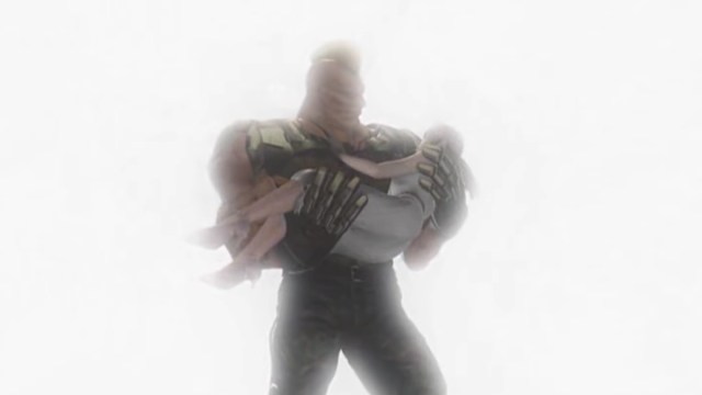 Jane's Jack Cradling Jane in Tekken 5