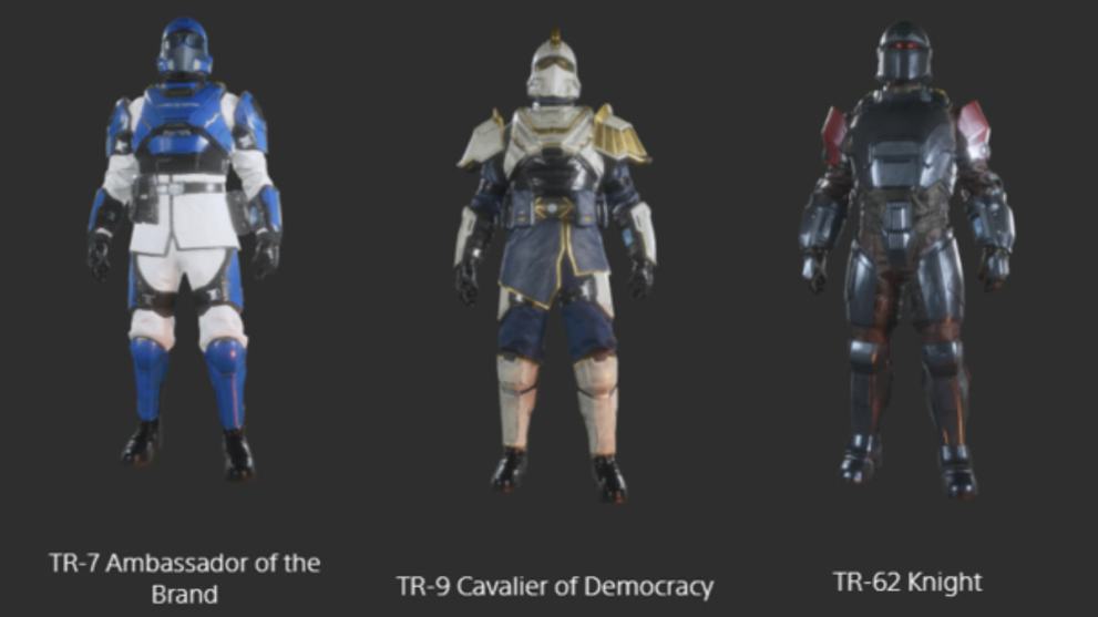 Pre-Order Bonus Armor Sets in Helldivers 2