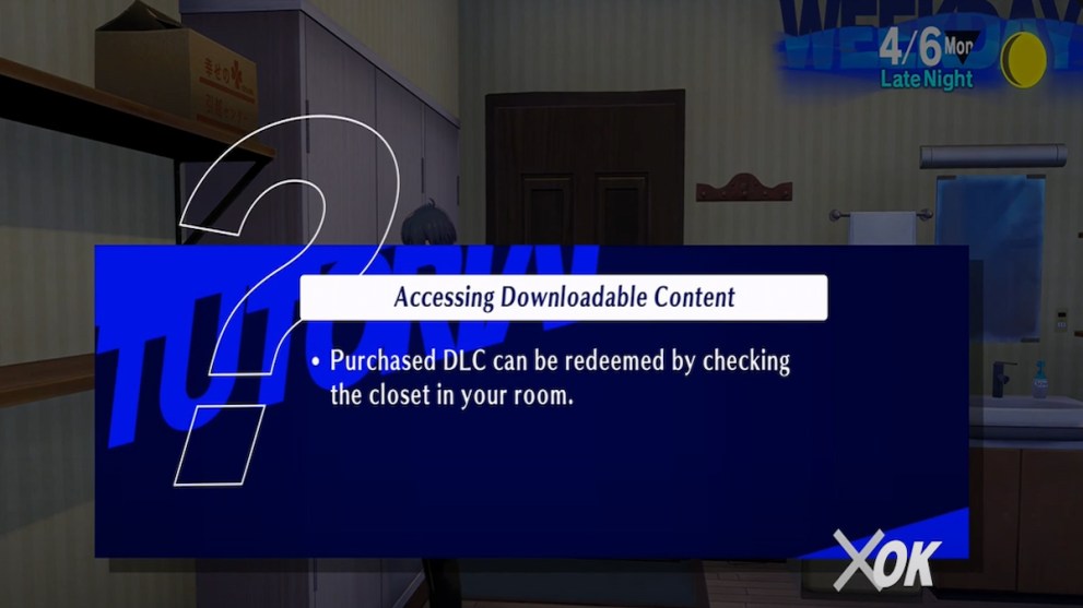 claiming dlc in persona 3 reload