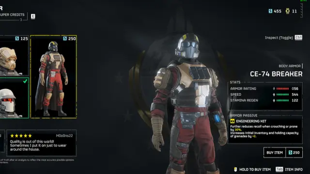 Best armor in Helldivers 2