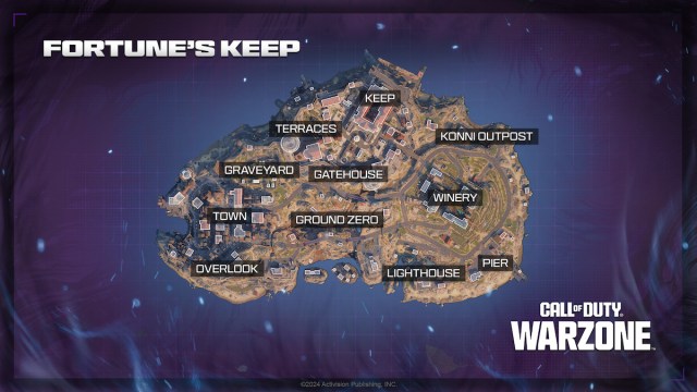 Fortune's Keep Map Warzone