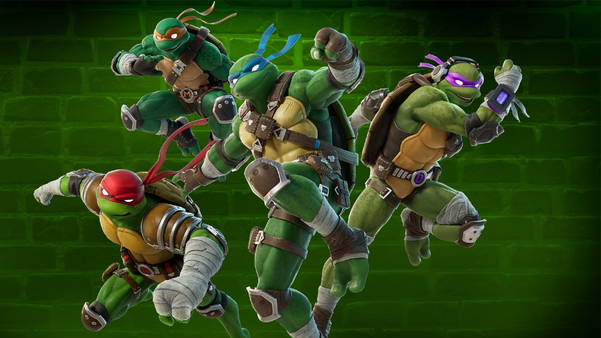 The Teenage Mutant Ninja Turtles in Fortnite