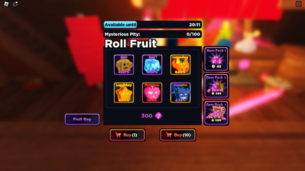 Fruits in Anime Dungeon Fighters