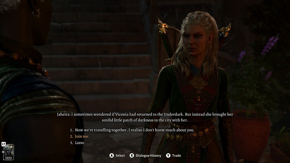 asking a companion to join group in baldurs gate 3