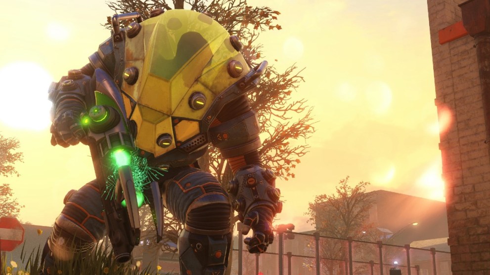 An armored alien in XCOM 2.