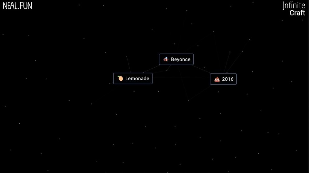 Combo for Beyonce in Infinite Craft.