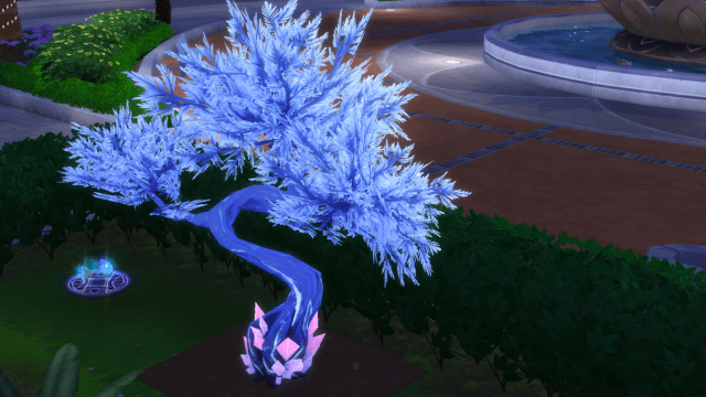 crystal tree in the sims 4 mature stage