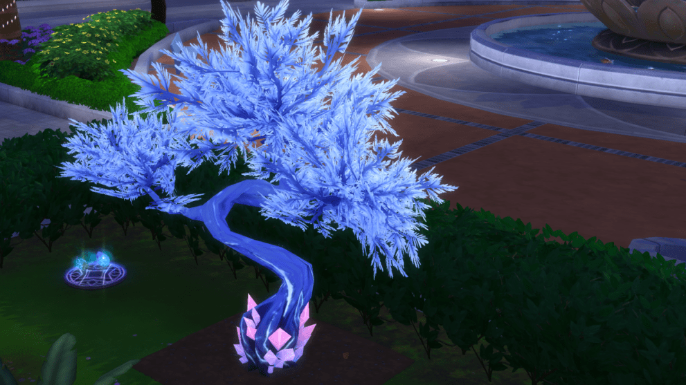 crystal tree in the sims 4 mature stage