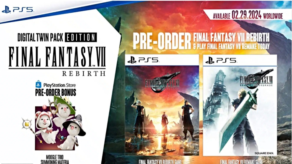 Final Fantasy VII Rebirth what is the Twin Pack Deluxe edition