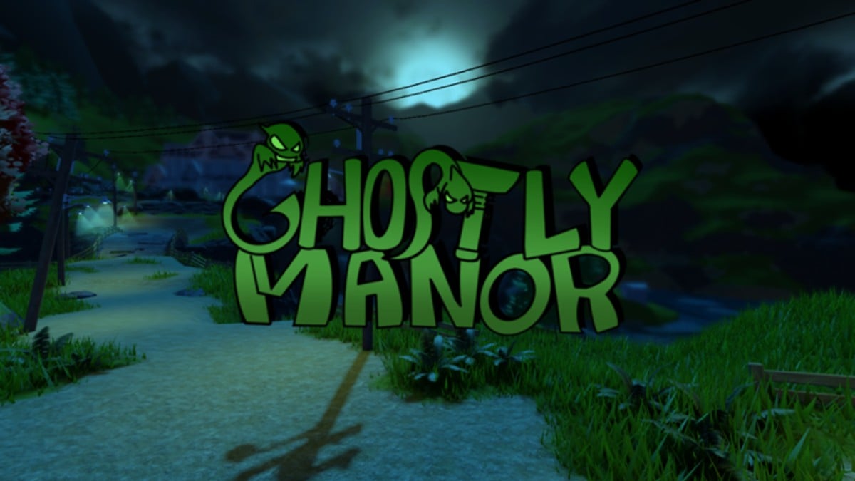 The Ghostly Manor title page.