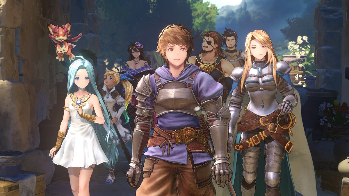 The group of heroes in Granblue Fantasy Relink.