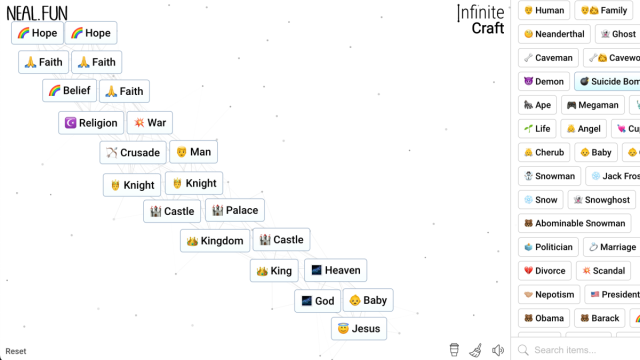 How to Make Jesus in Infinite Craft - Twinfinite