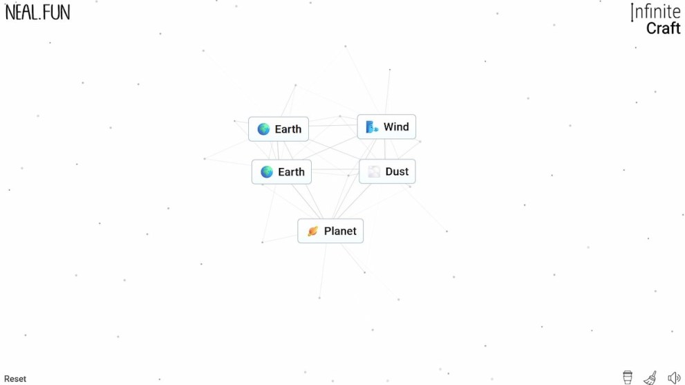 Making a Planet in Infinite Craft