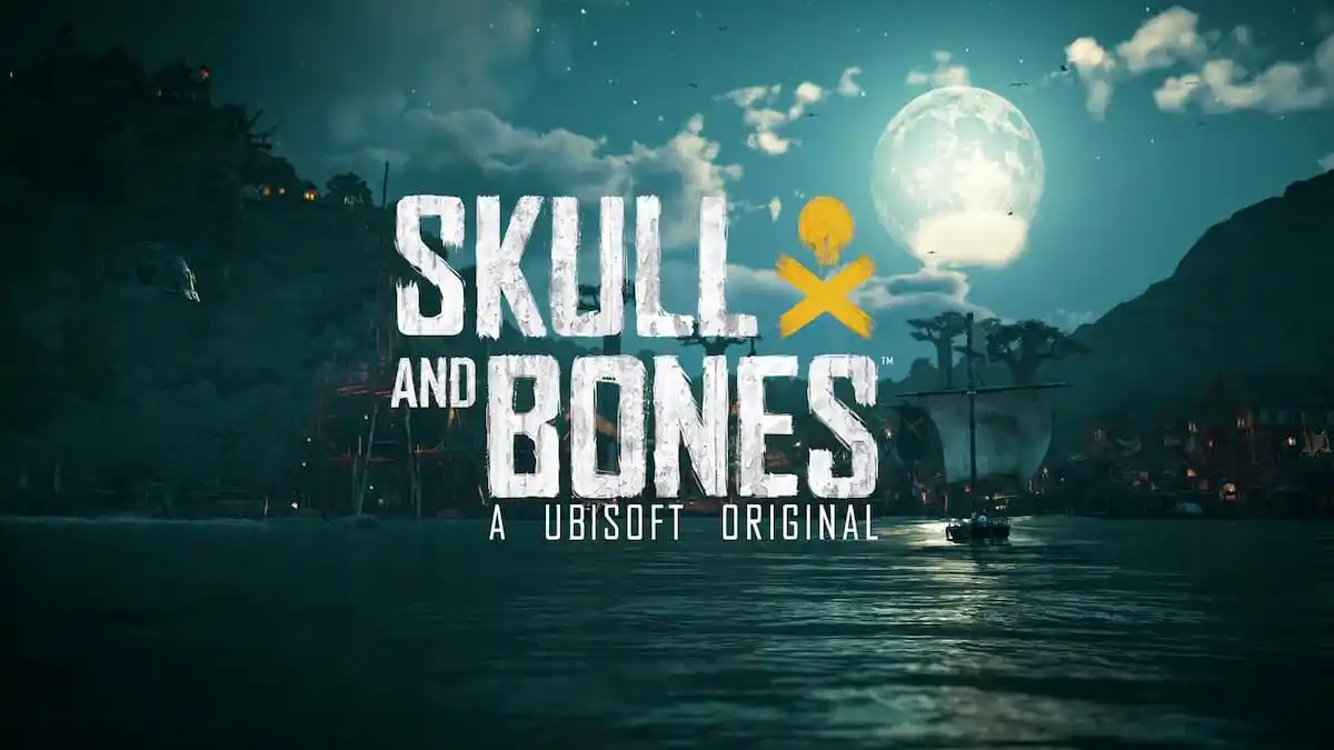 Start screen in Skull and Bones.