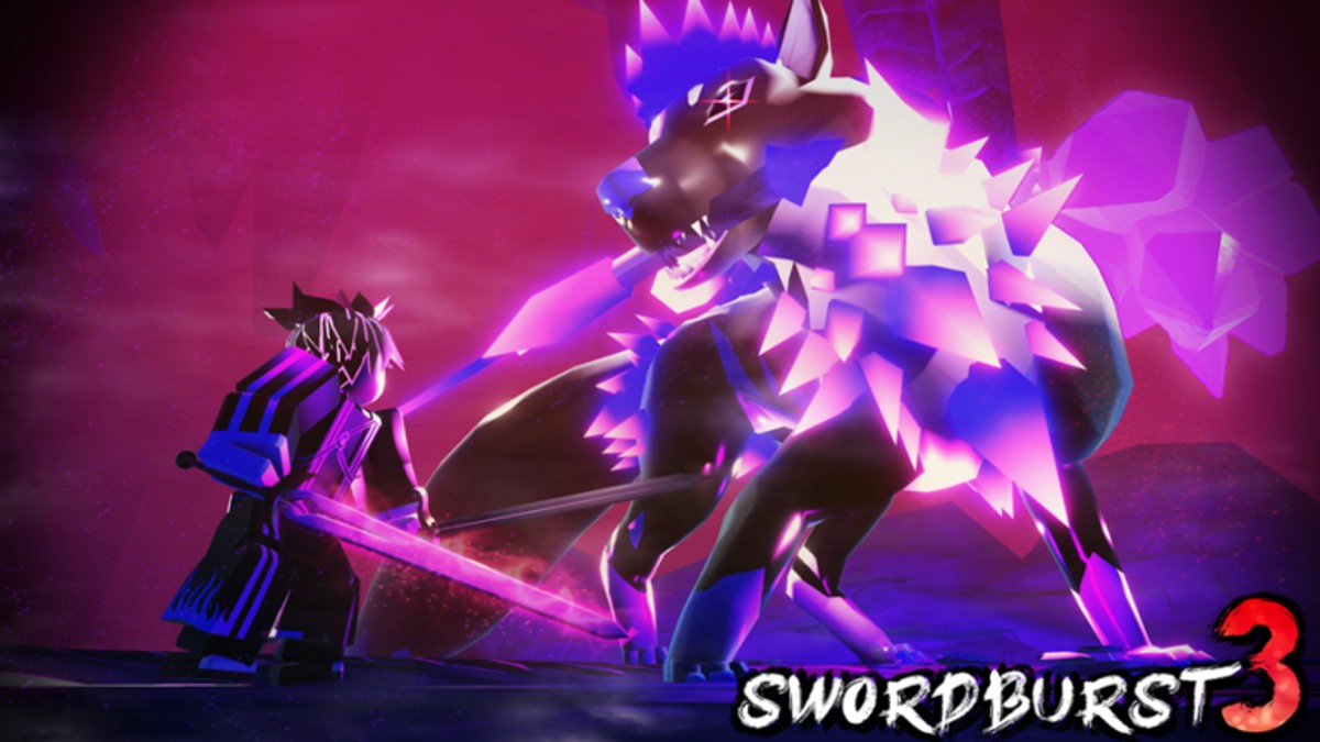 The player character fighting a boss in Swordburst 3.