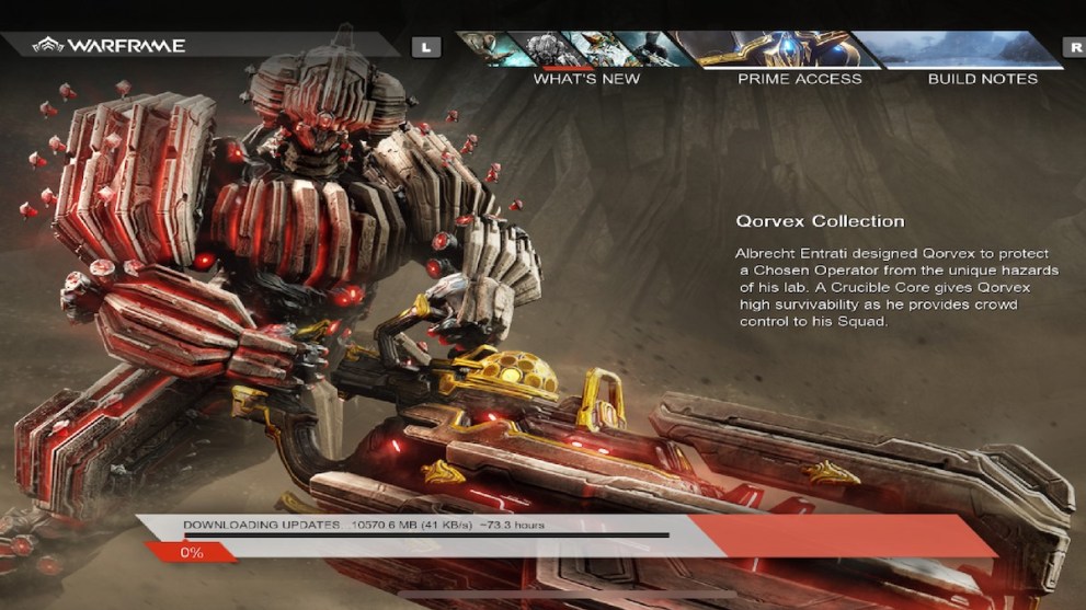 Warframe Mobile Download Issue