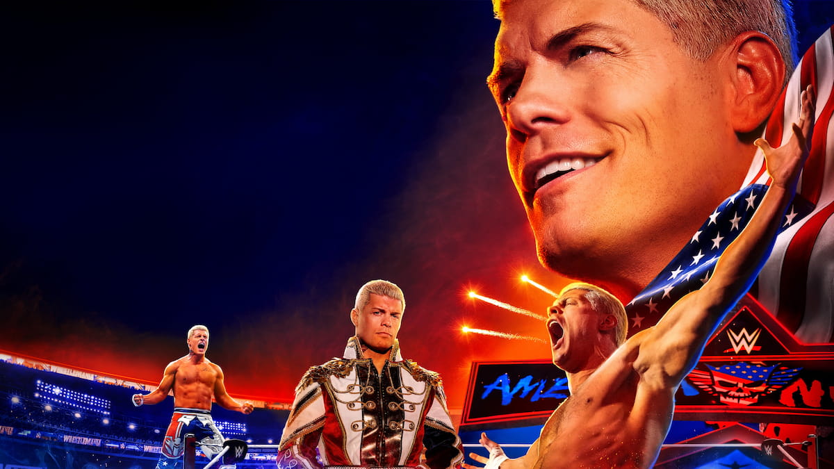 Cody Rhodes on the WWE 2K24 cover
