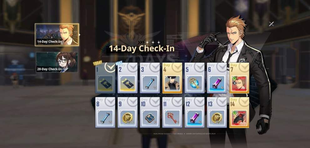 14 Day check in rewards in Solo Leveling Arise