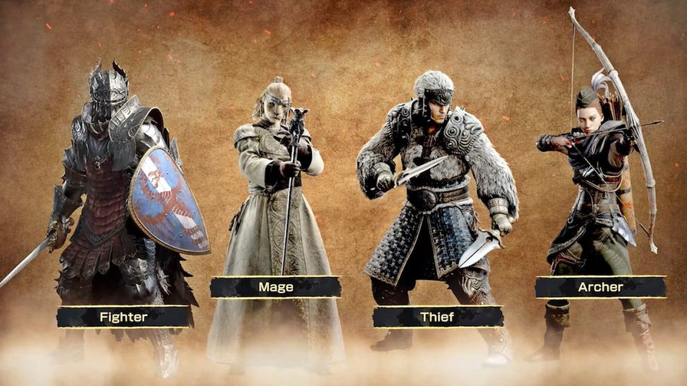The four basic vocations in Dragon's Dogma 2