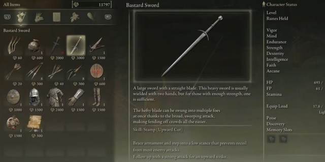 bastard sword description