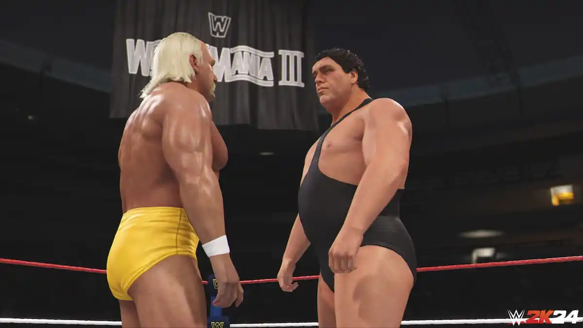 WWE 2K24 Hulk Hogan vs Andre Showcase Mode