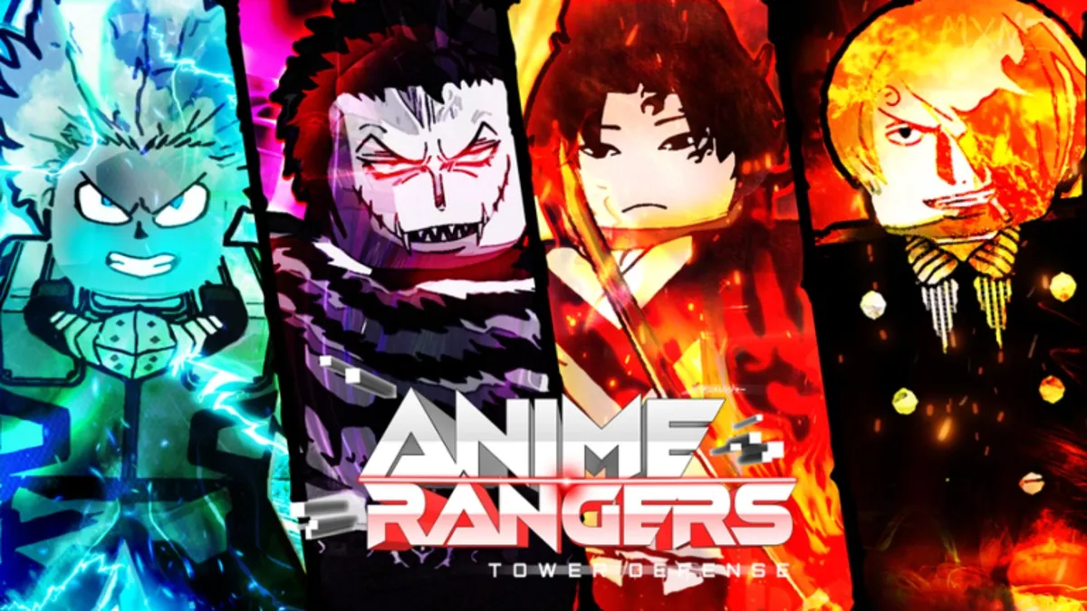Promotional art from Anime Rangers on Roblox.