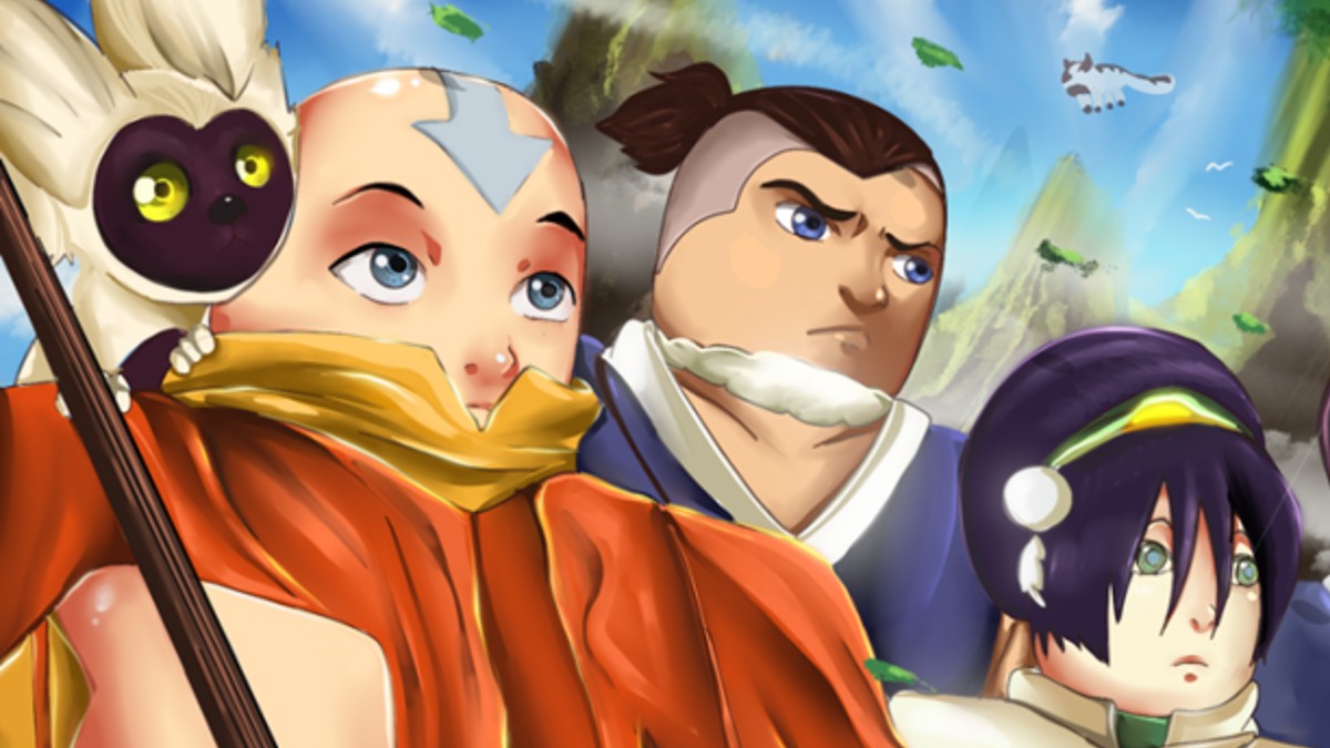 Roblox versions of the cast of Avatar: The Last Airbender.