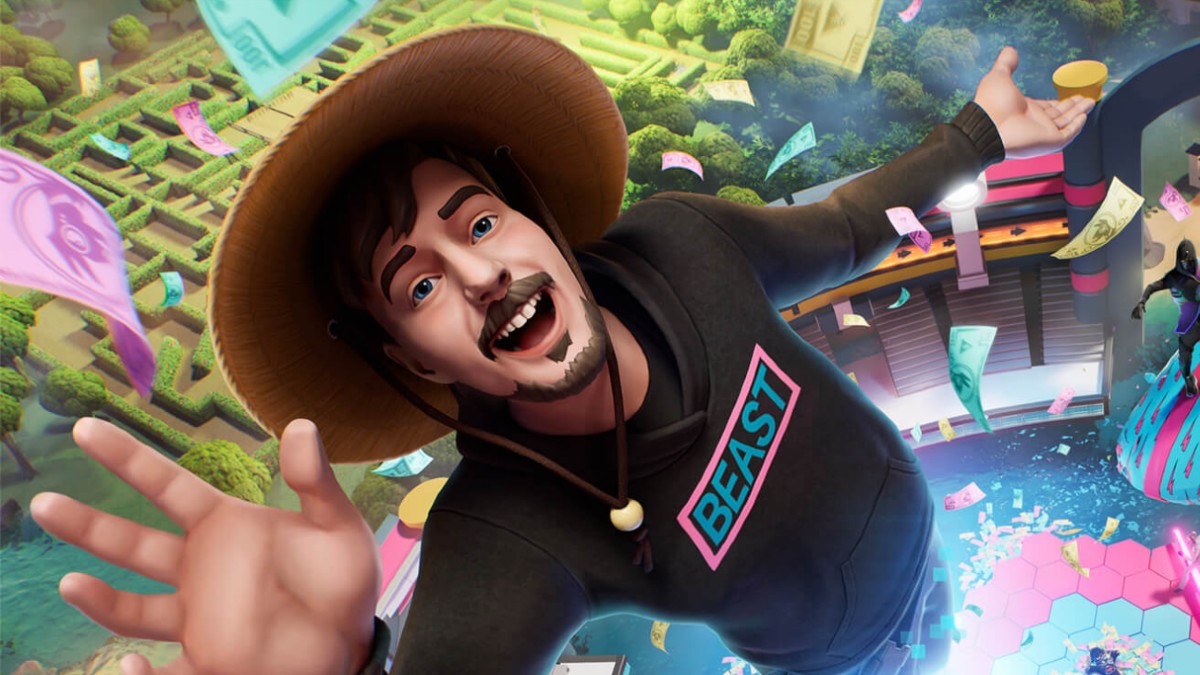 MrBeast in his promotional Fortnite image.