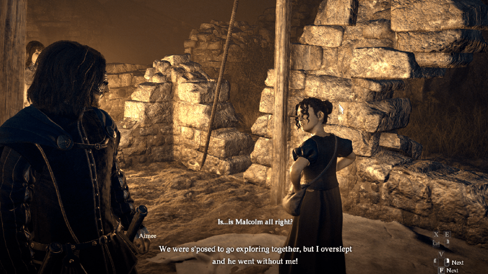 dragon's dogma 2 girl speaks about malcolm