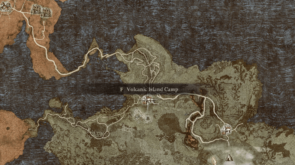 dragon's dogma 2 map volcanic island camp