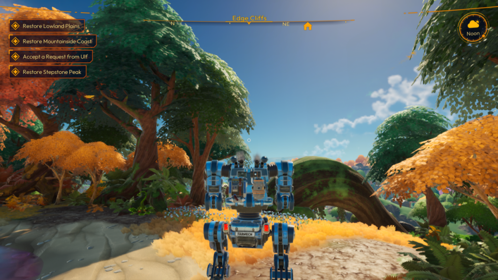 lightyear frontier exploring blue mech