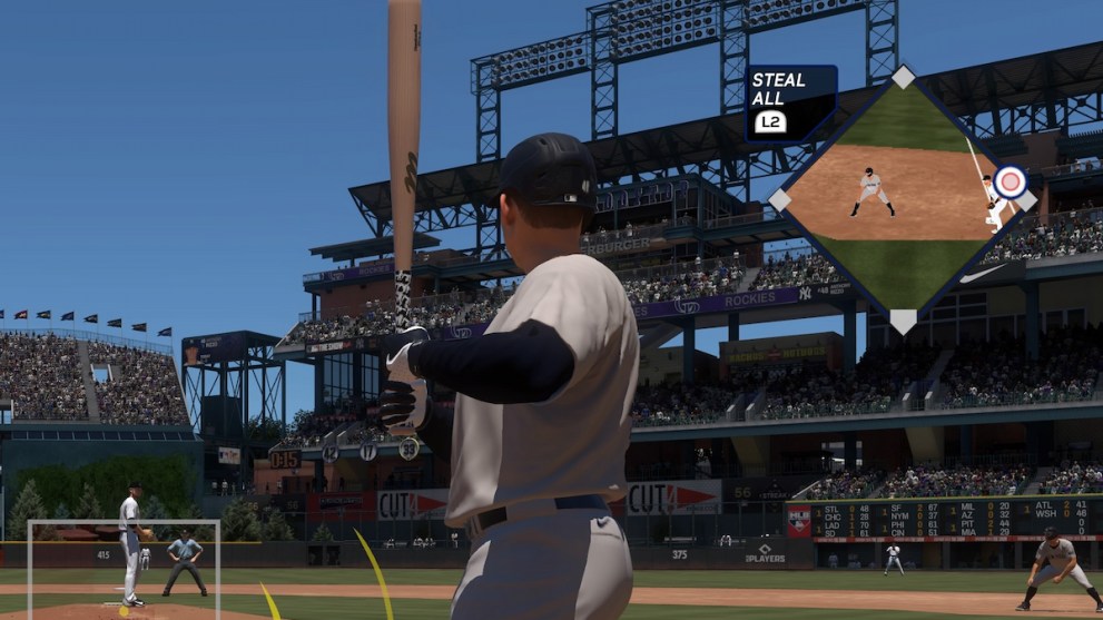 mlb the show stealing bases