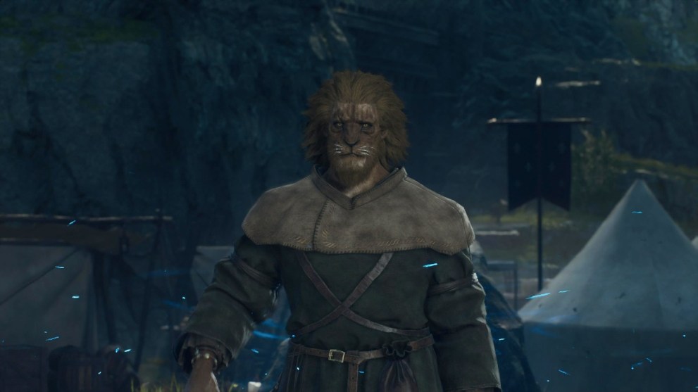 A tiger-faced Pawn in Dragon's Dogma 2.
