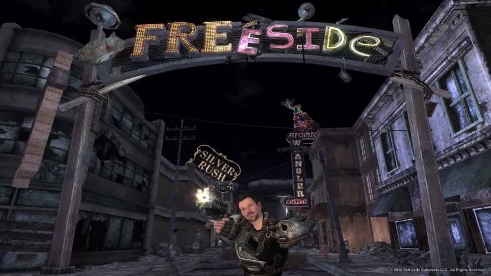 freeside sign in fallout new vegas