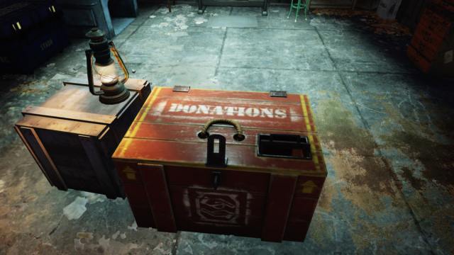 Donation box in Fallout 76