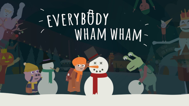 Everybody Wham Wham cover art snowman frog 