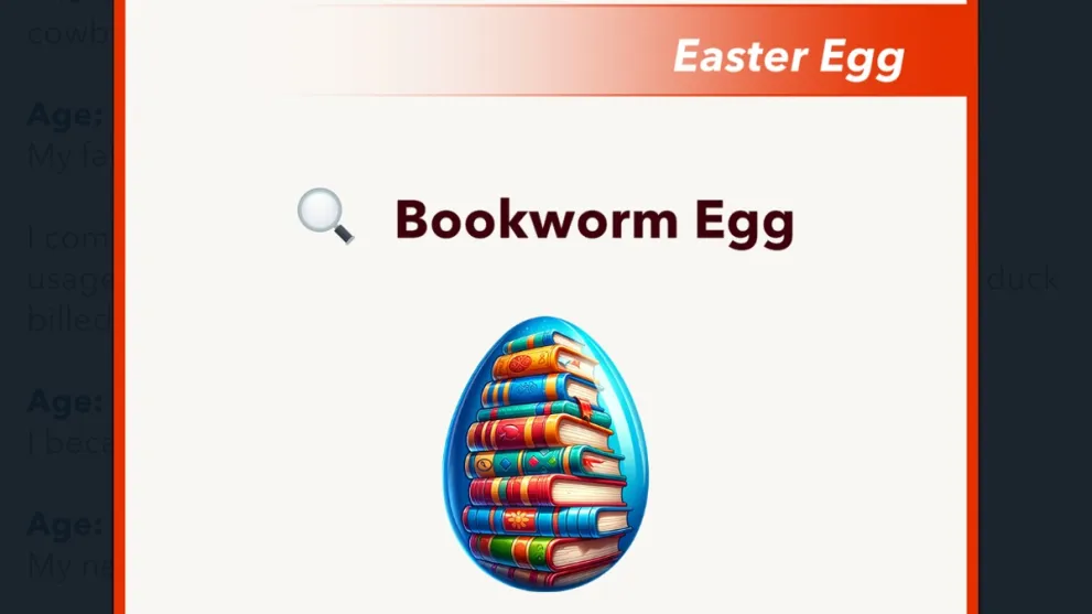 The Bookworm Egg in BitLife