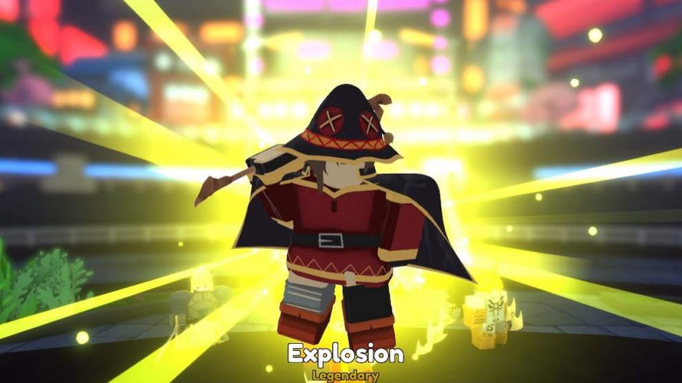 Explosion unit in Anime Clash Roblox experience