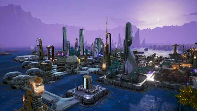 A completed city on Aven Prime in Aven Colony