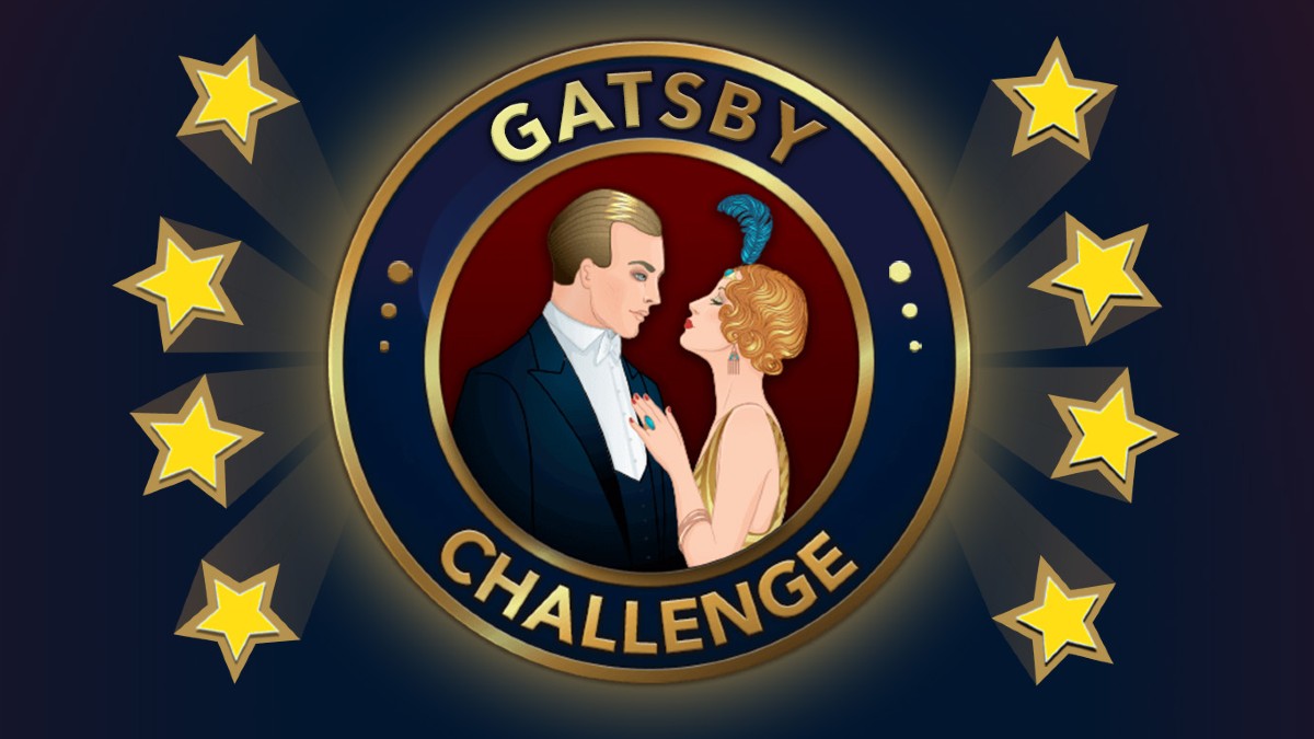 Gatsby challenge logo in BitLife.