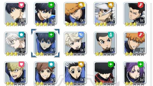 Characters list in Blue Lock Project World Champion (PWC)