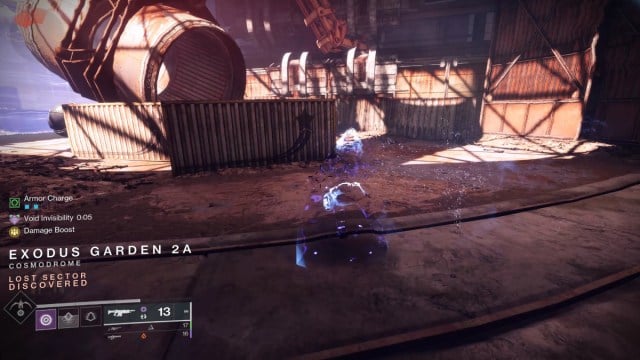 Destiny 2 best Void Hunter builds you need for The Final Shape: An invisible Hunter moves through a Lost Sector.