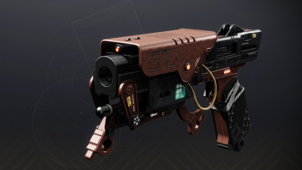 Destiny 2 10 Things We’re Excited To See In The Final Shape: Rocket sidearm on display.