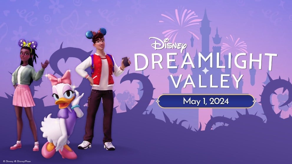 Promotional cover for Disney Dreamlight Valley's Thrills and Frills update.