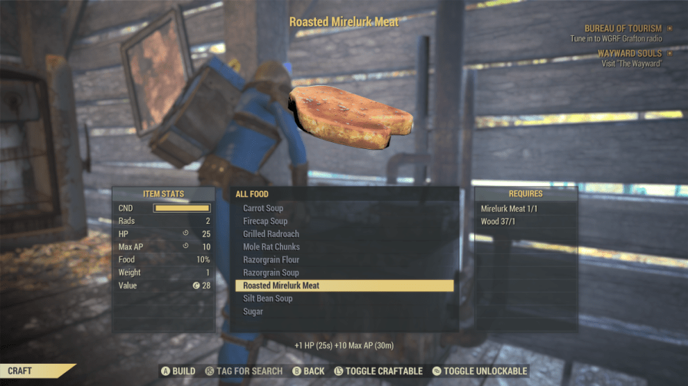 fallout 76 mirelurk recipe