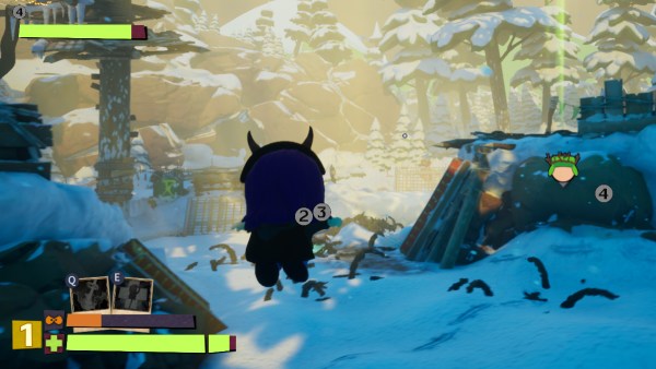 Kyle boss fight in South Park: Snow Day!