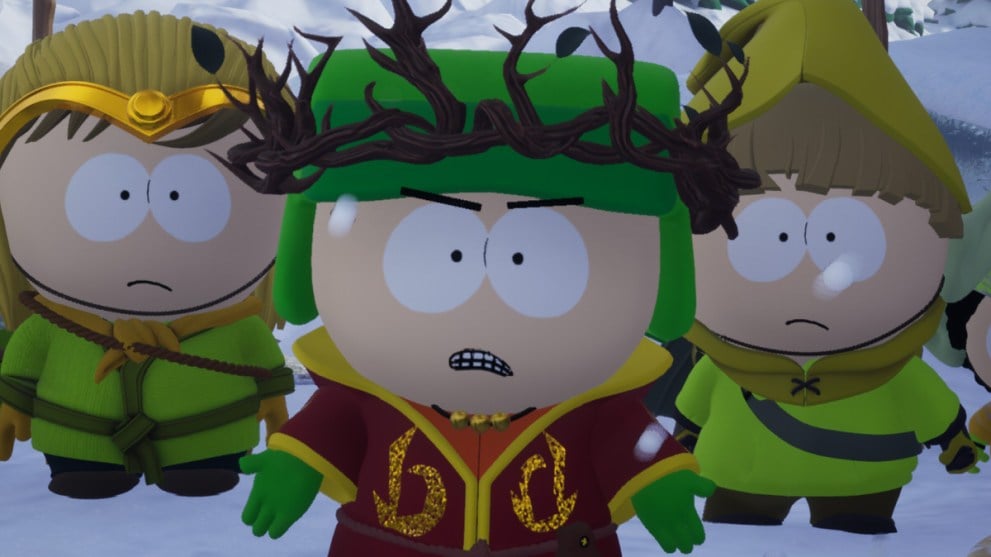 Kyle and the Elves in South Park: Snow Day!