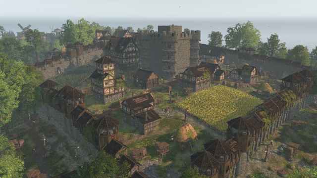 Built town in Life is Feudal Forest Village