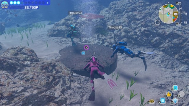 oceano infinito multiplayer luminoso